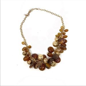 3/$15 Brown Chunky Statement Necklace